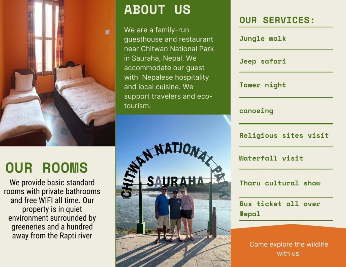 Tara Guesthouse - Sauraha,Chitwan Εξωτερικό φωτογραφία